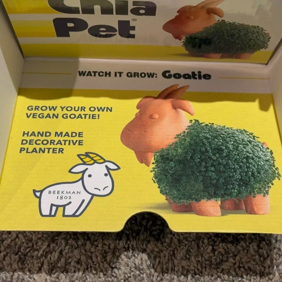 NEW Beekman 1802 Set with Chia Pet Goat